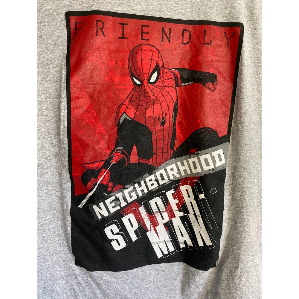 Marvel Spiderman No Way Home Gray T-shirt, Size L